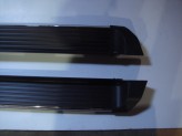 Пороги для Ssang Yong Actyon Sport, модель "ARTEMIS BLACK", цвет черный (206 см), изображение 4